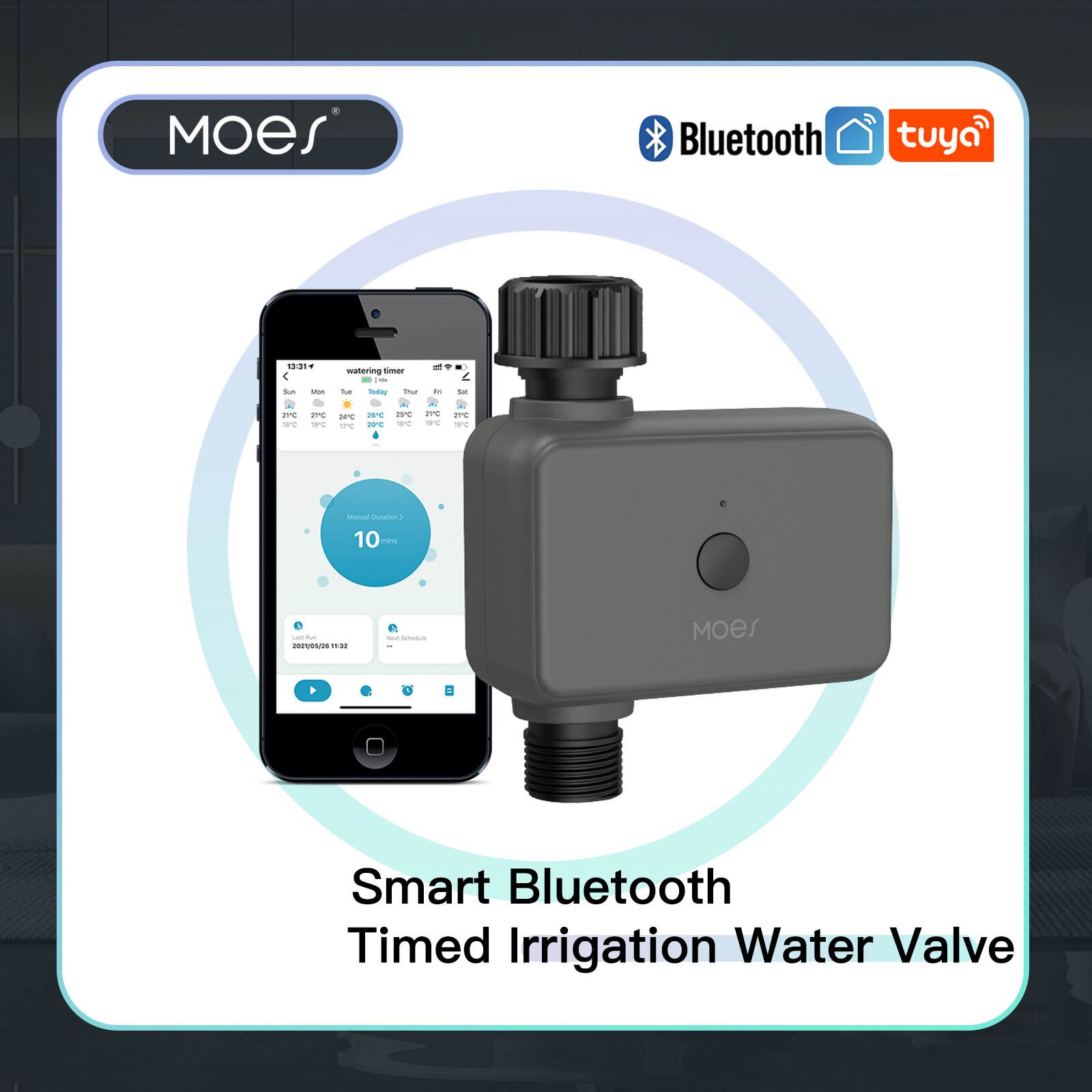 Urban Farming System - Moes Smart Tuya Bluetooth Water Timer