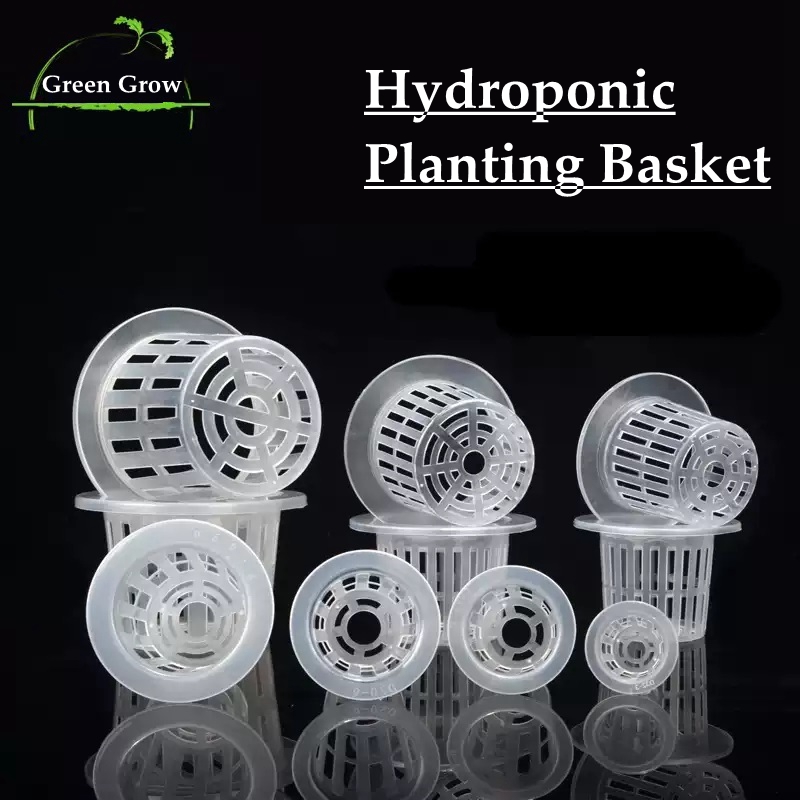 Net Pot 3 Inch - 10 sztuk biały hydroponiczny bezglebowy kosz