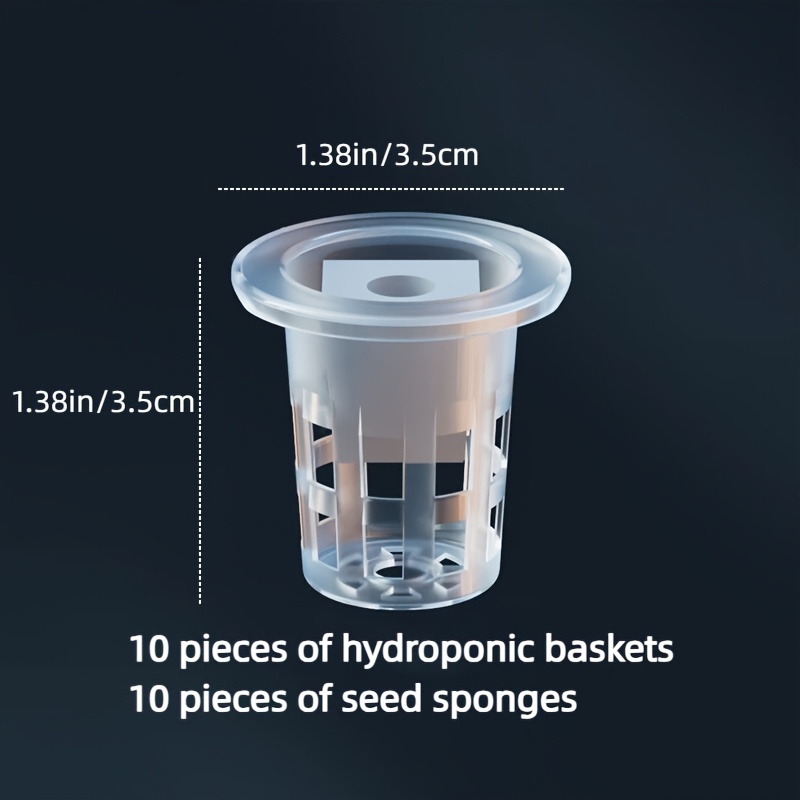 Zestaw 10 koszyków do hydropon – Net Pot 3 Inch recenzja i cena